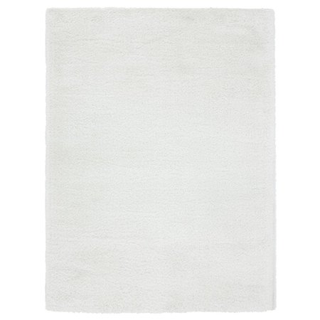 UNITED WEAVERS OF AMERICA United Weavers of America 760 50099 58 5 ft. 3 in. x 7 ft. 2 in. Weavers Ritz Easton Rectangle Area Rug; White 760 50099 58